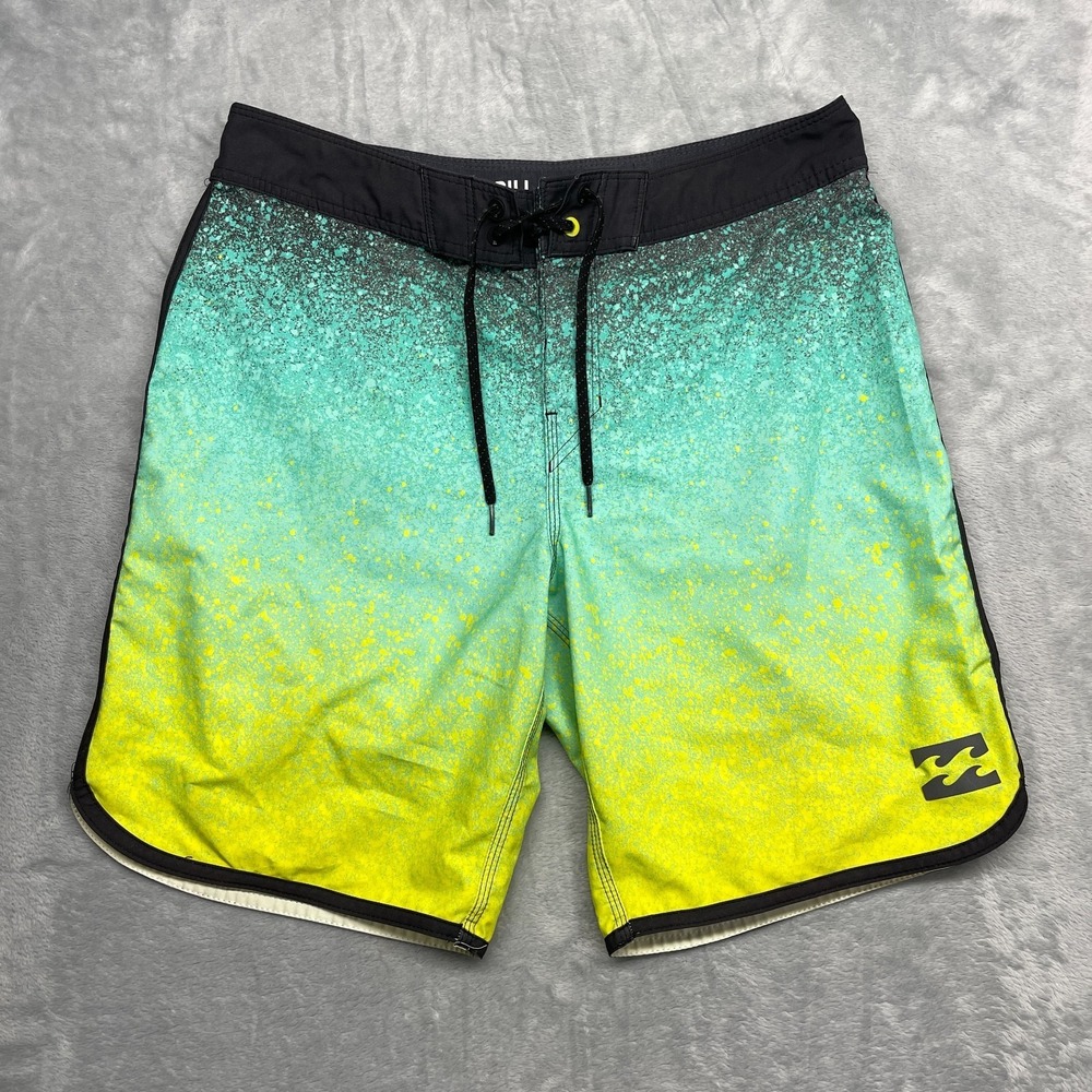 Billabong‎ Shorts Mens 31 Multi Tie Dye Stretch Platinum X 73 Board Surf Surfing